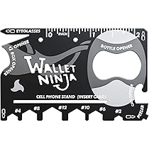 Wallet Ninja Cartão multiferramenta – Multiferramenta de cartão de